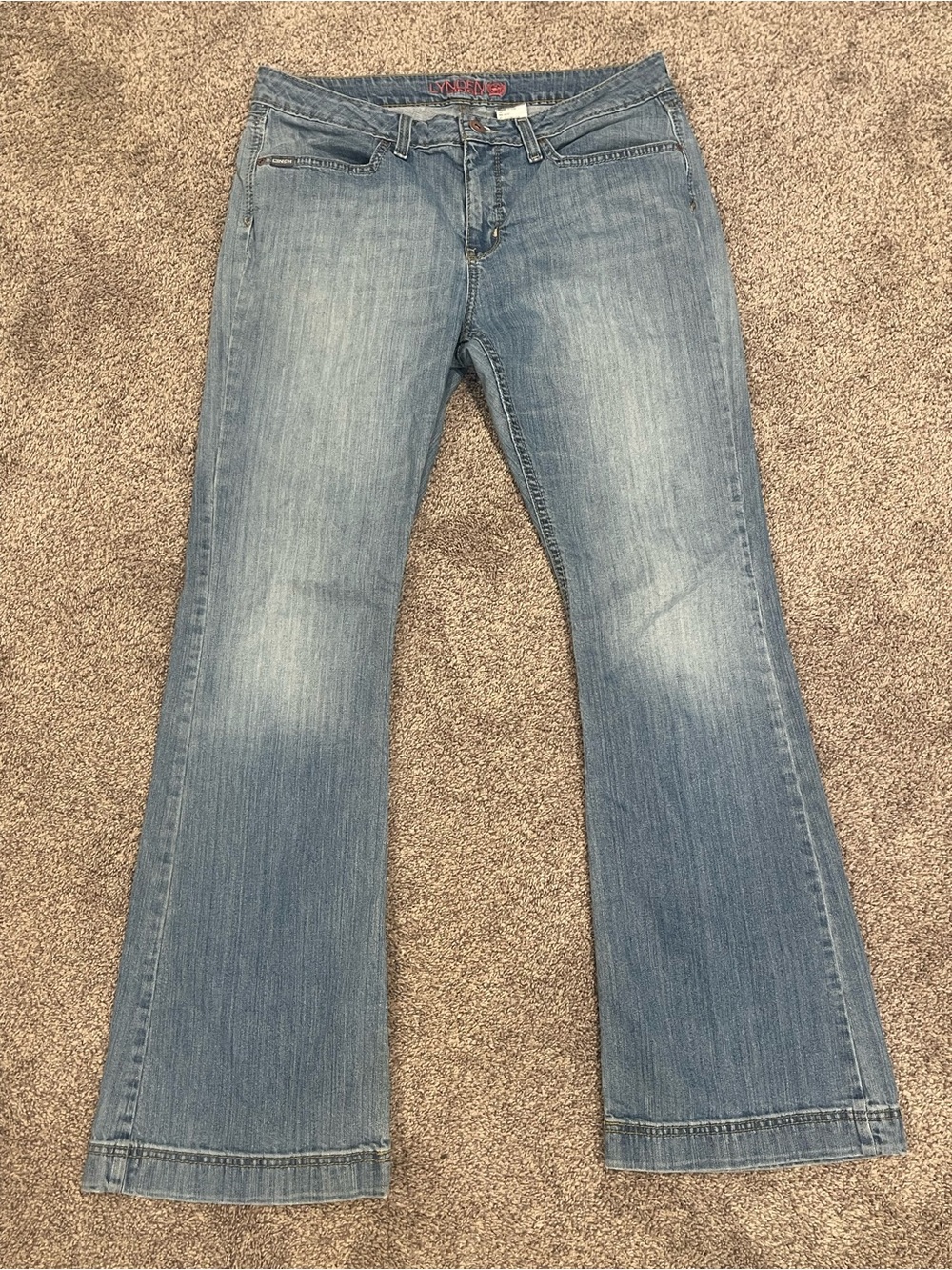 Cinch Lynden Women’s Jeans Size 13 Long 32 Bootcut Stretch Blue Denim Western